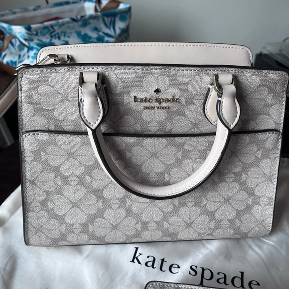 Kate Spade Beige Floral Tote and Wallet Set - Picture 3 of 6